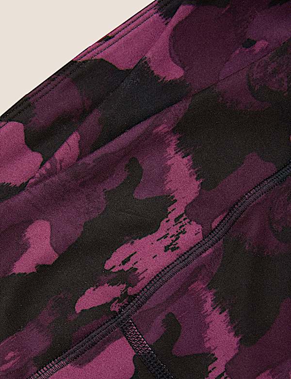 Go Balance Printed Wrap Waist Yoga Leggings