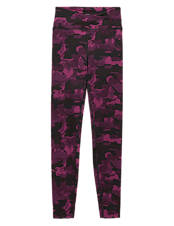 Go Balance Printed Wrap Waist Yoga Leggings