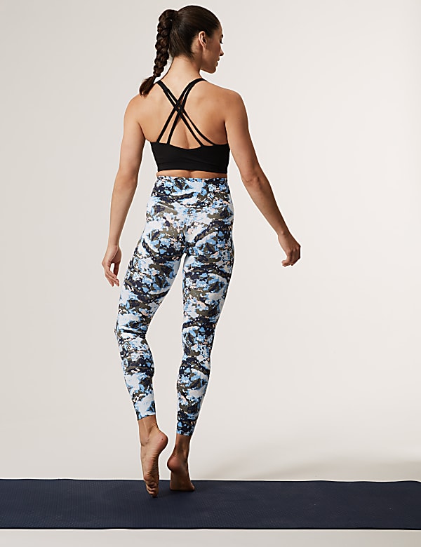 Go Balance Printed Wrap Waist Yoga Leggings