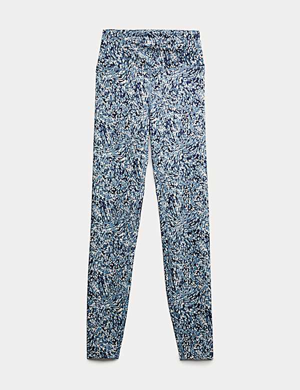 Go Balance Printed Wrap Waist Yoga Leggings - US