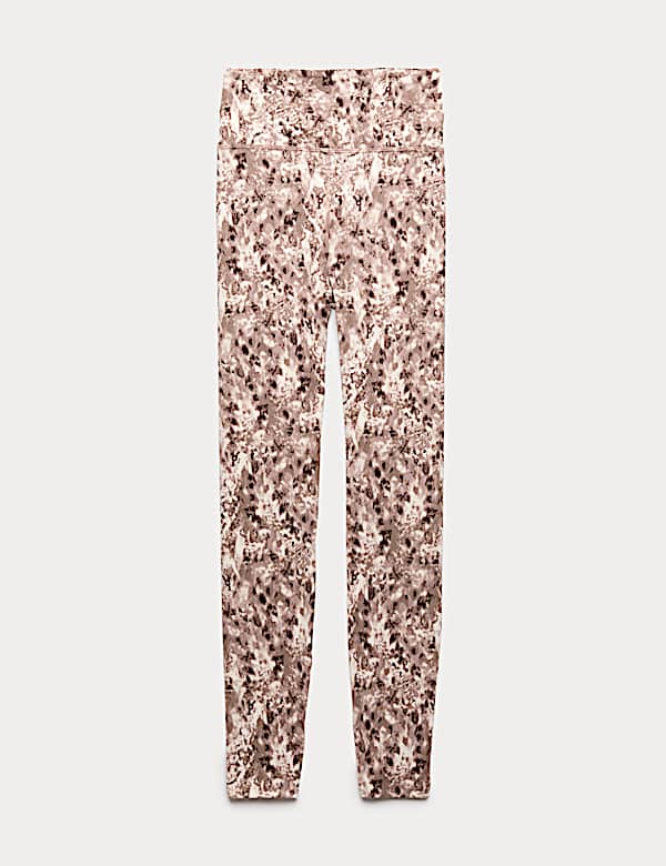Go Balance Printed Wrap Waist Yoga Leggings - GR