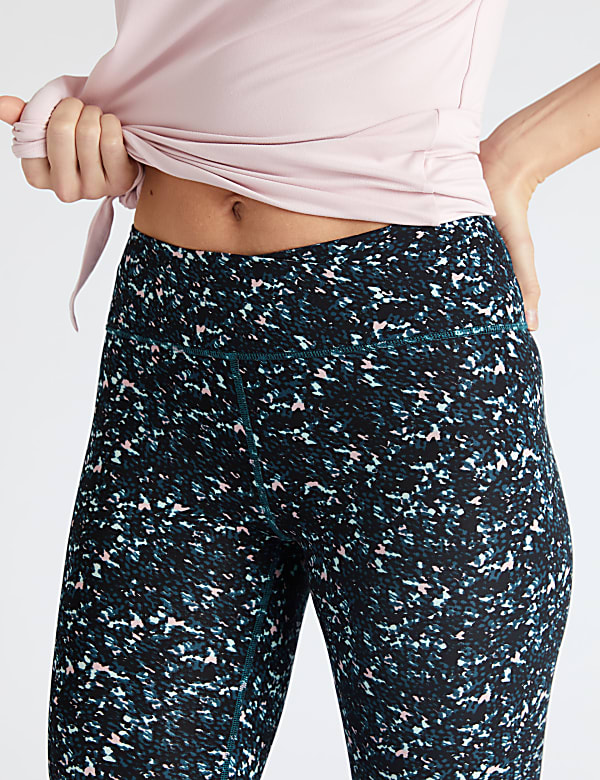 Go Balance Printed Wrap Waist Yoga Leggings