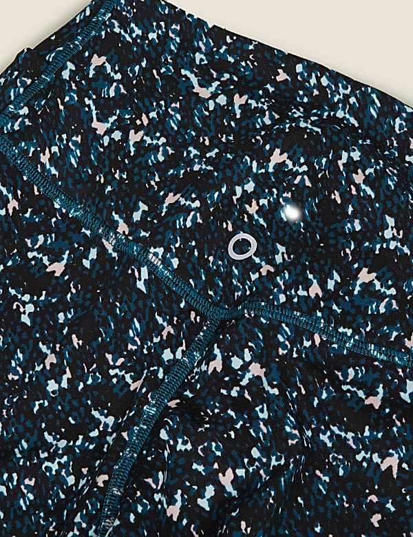 Go Balance Printed Wrap Waist Yoga Leggings