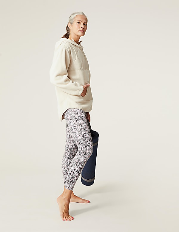 Go Balance Printed Wrap Waist Yoga Leggings