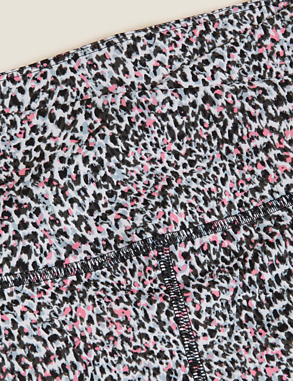 Go Balance Printed Wrap Waist Yoga Leggings