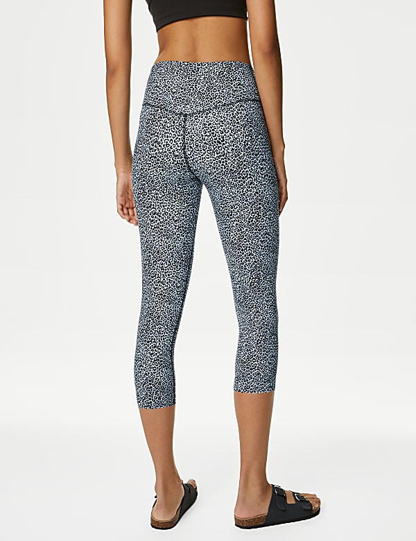 Go Balance Printed Cropped Yoga Leggings