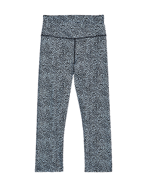 Go Balance Printed Cropped Yoga Leggings