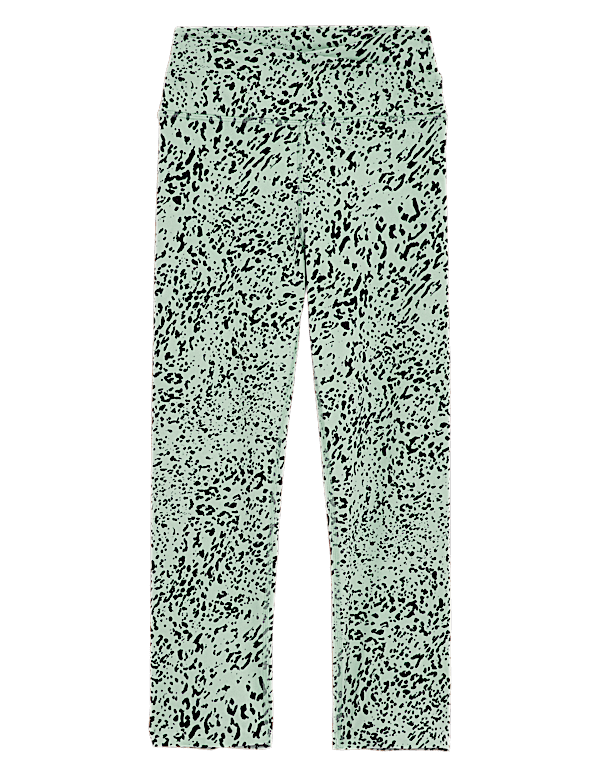 Go Balance Printed Cropped Yoga Leggings