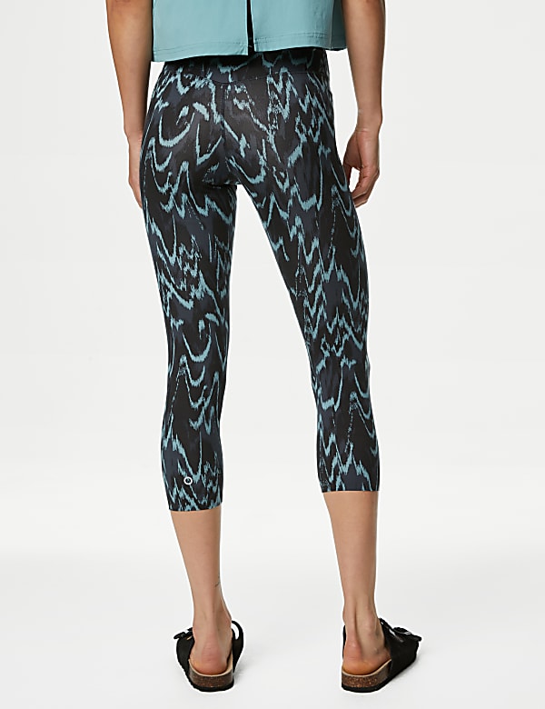 Go Balance Printed Cropped Yoga Leggings - MV