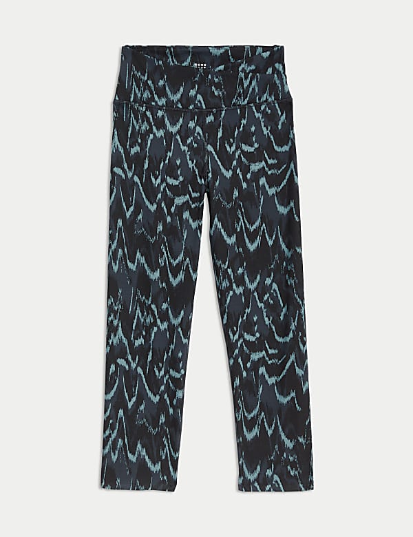 Go Balance Printed Cropped Yoga Leggings - MV
