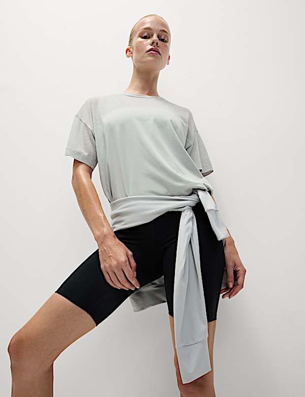 Camiseta ligera de algodón para yoga - US