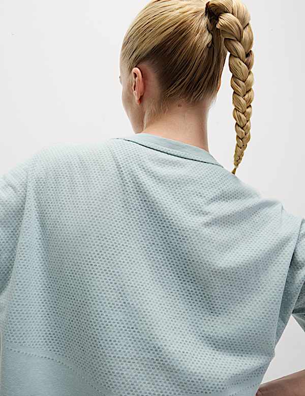 Cotton Blend Lightweight Yoga T-Shirt - CA