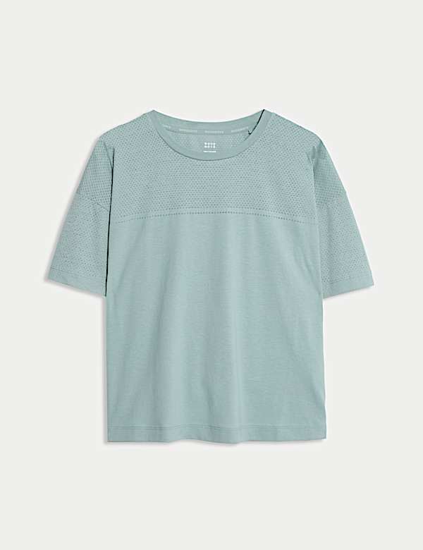 Cotton Blend Lightweight Yoga T-Shirt - CA