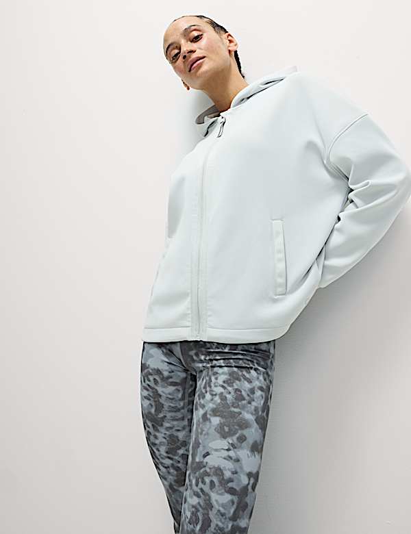 Scuba Zip Up Relaxed Hoodie - NL