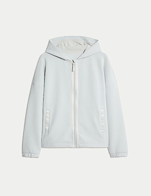 Scuba Zip Up Relaxed Hoodie - NL