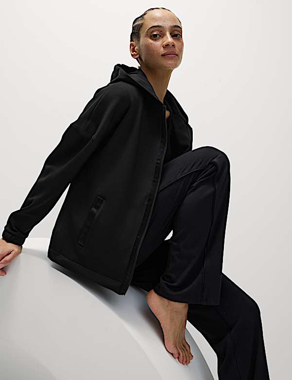 Scuba Zip Up Relaxed Hoodie - KG