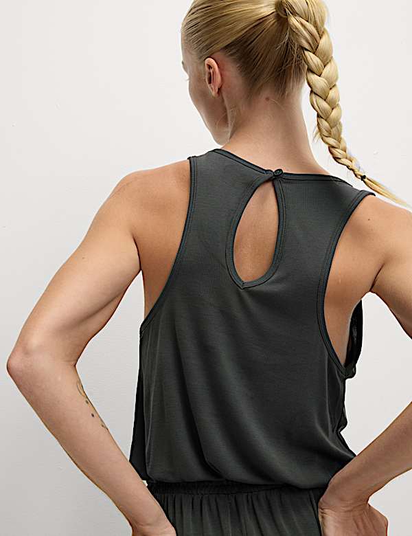 Modal Rich Ribbed Relaxed Playsuit - JE