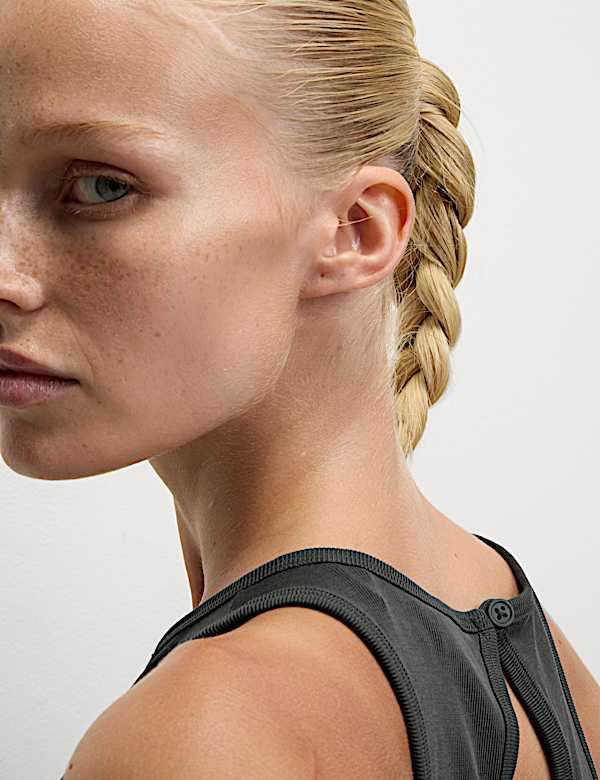 Modal Rich Ribbed Relaxed Playsuit - JE