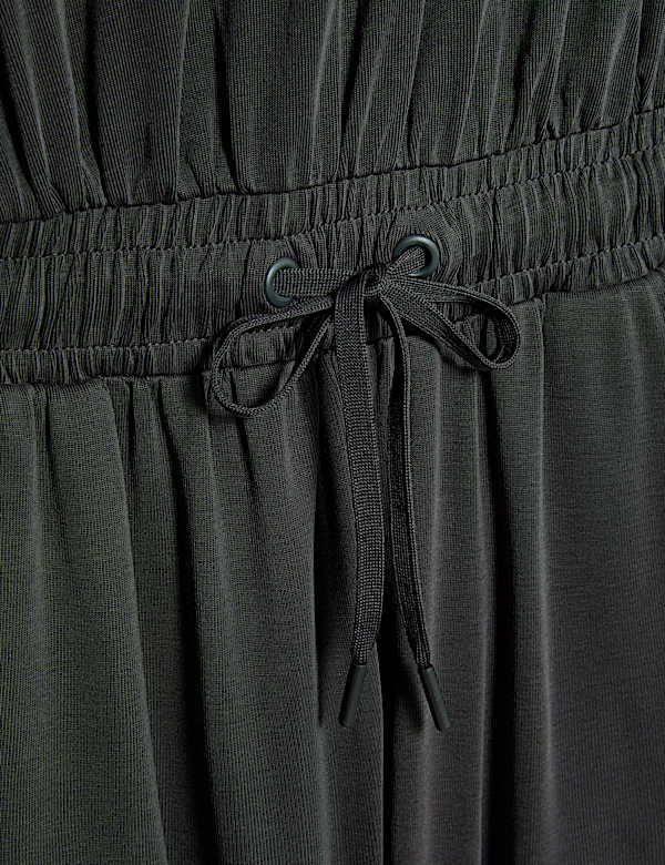 Modal Rich Ribbed Relaxed Playsuit - JE