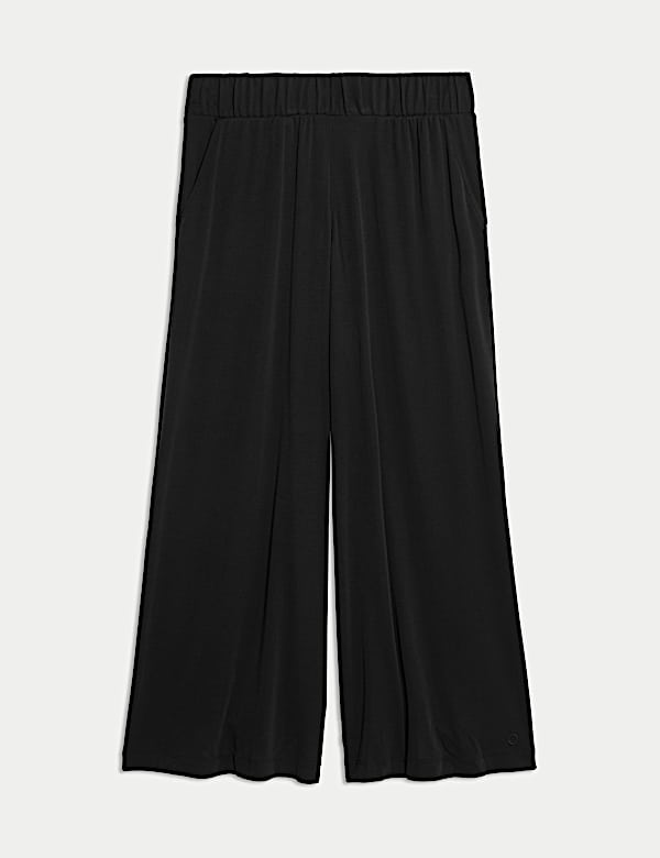 Modal Rich Ribbed Relaxed Culottes - ID