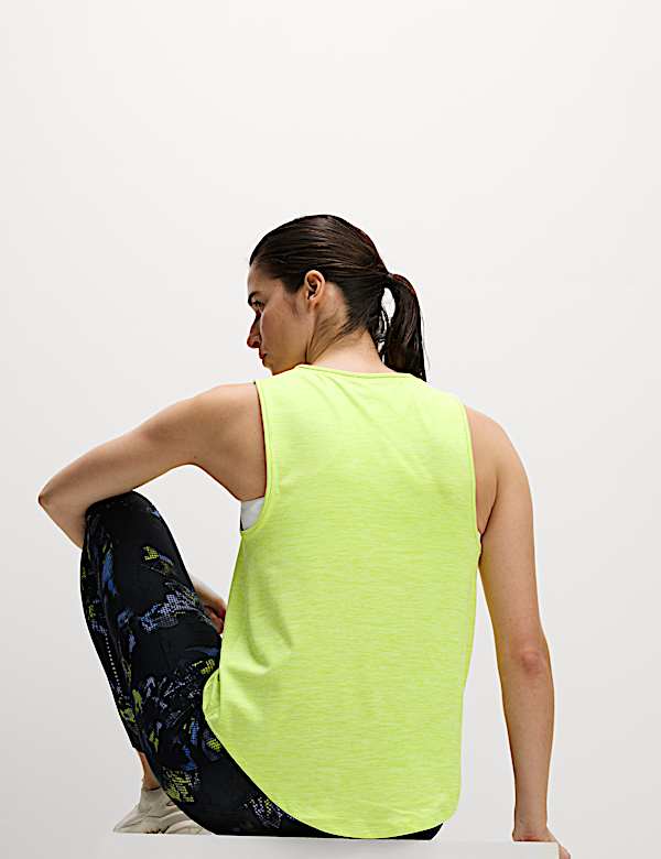 Round Neck Relaxed Vest Top - BE