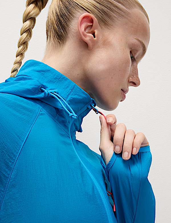 Veste de sport légère tissé à empiècements en filet - CA