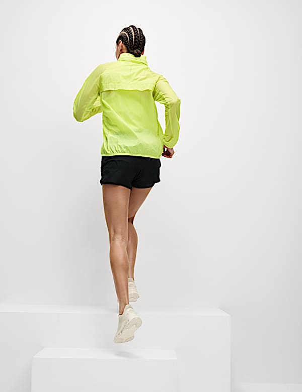 Woven Lightweight Mesh Panel Run Jacket - RO