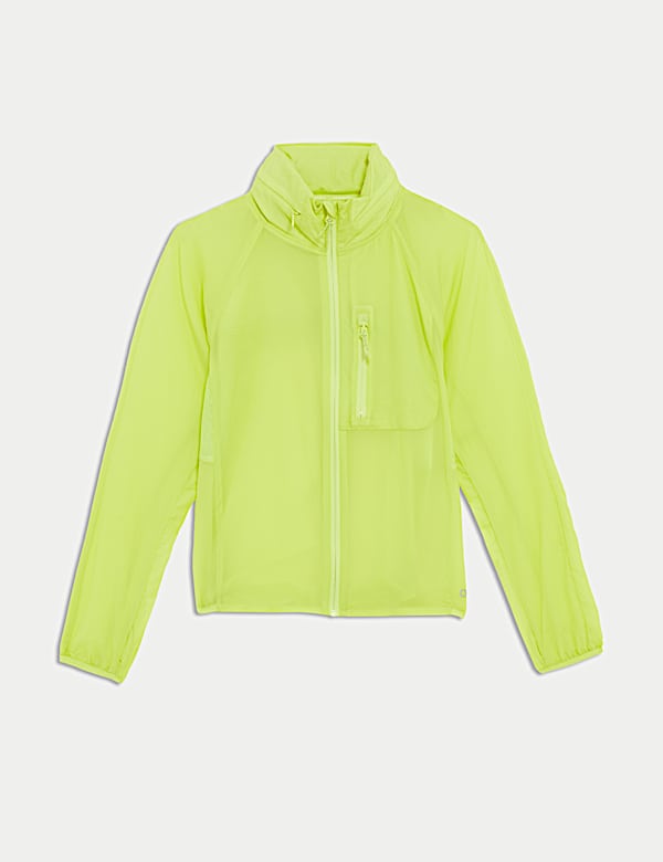 Woven Lightweight Mesh Panel Run Jacket - RO