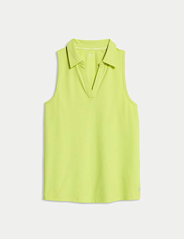 Top maillot de corps en coton mélangé à col en V - BE
