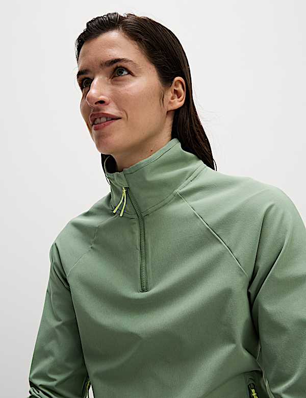 Stormwear&trade; Funnel Neck Half Zip Walking Top - CA