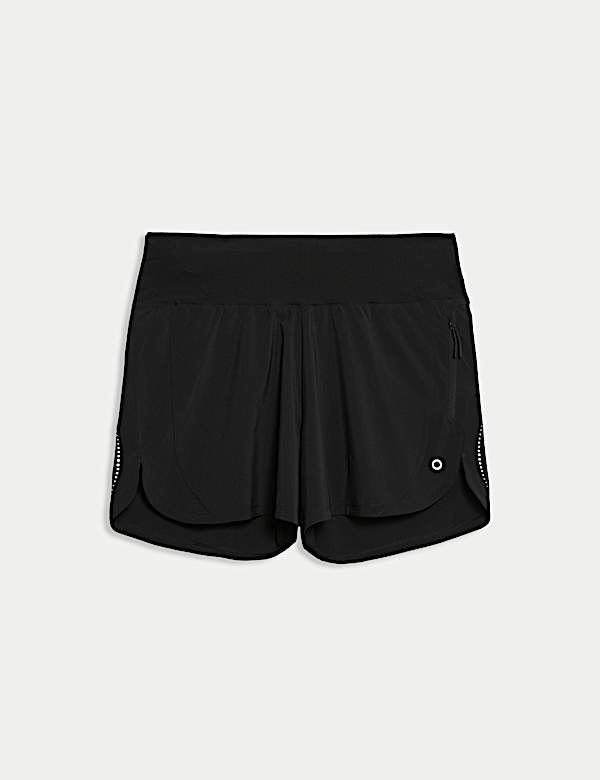Woven High Waisted Running Shorts - GR