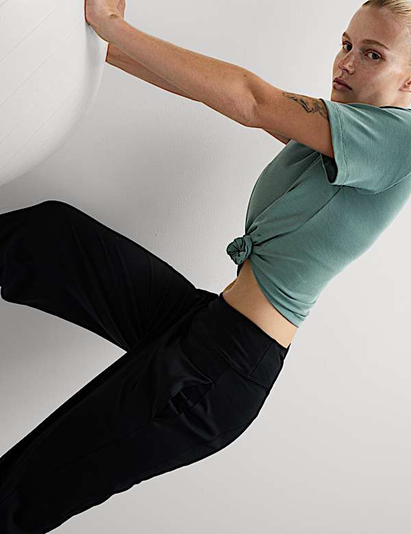 Modal Rich Rib Round Neck Boxy T-Shirt