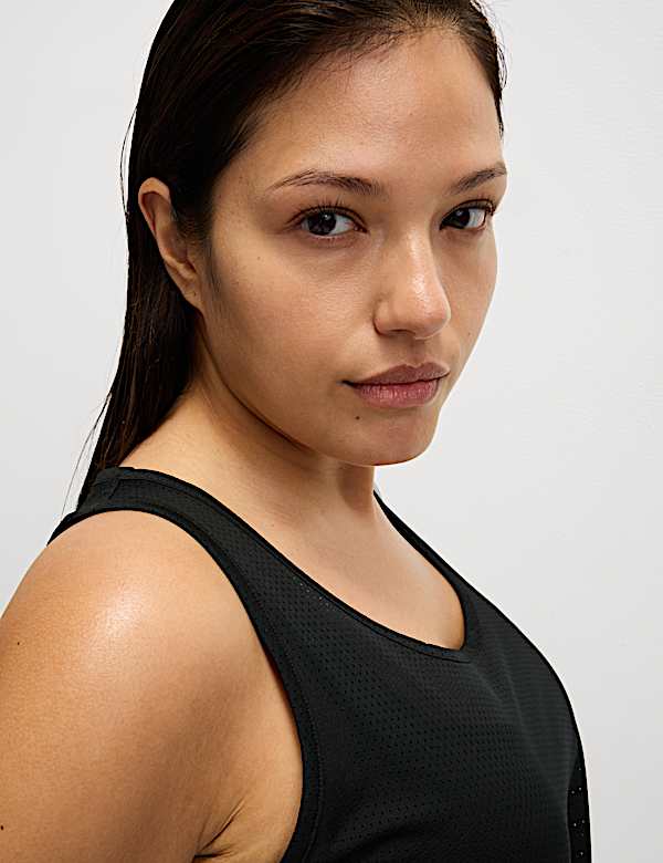 Textured Lightweight Relaxed Vest Top - JE