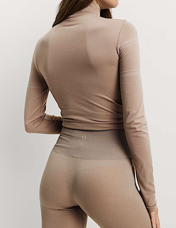 Seamless Ski Baselayer Legging with Merino Wool - LU