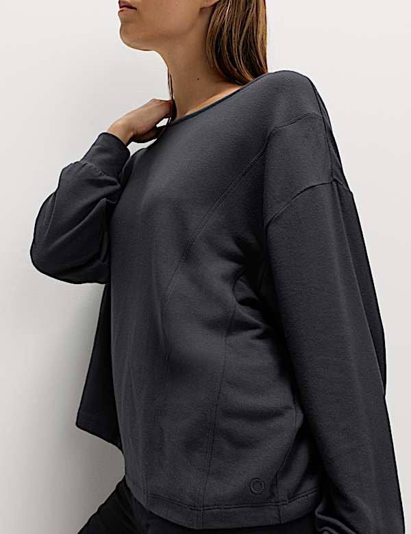 Modal Rich Strappy Back Sweatshirt