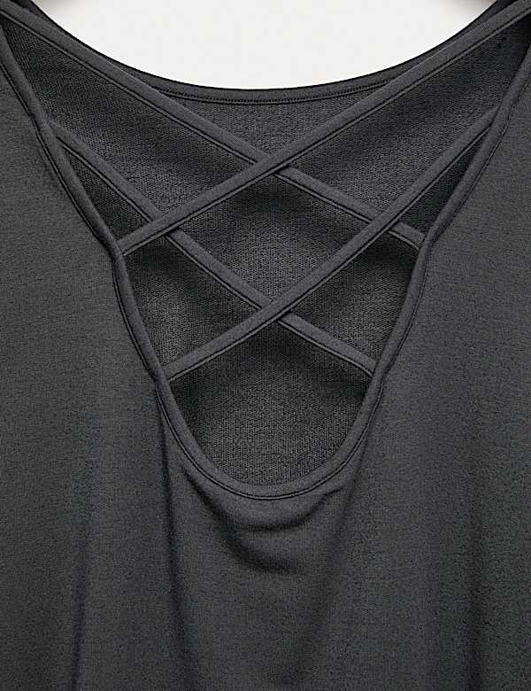 Modal Rich Strappy Back Sweatshirt