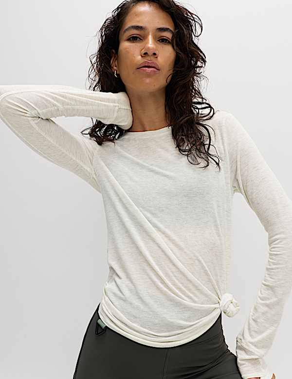Lightweight Base Layer Top with Merino Wool - CN