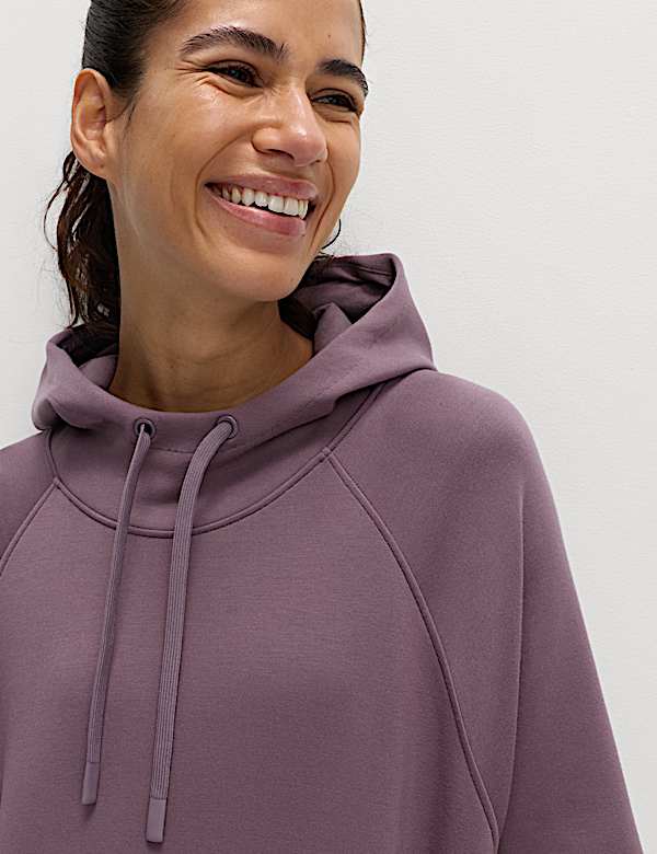Relaxed Yoga Longline Hoodie