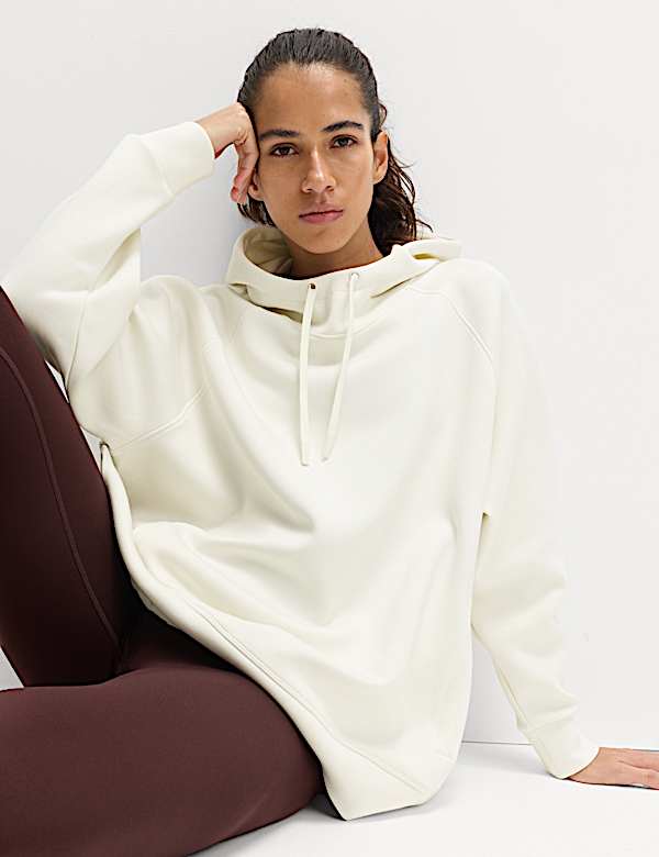 Relaxed Yoga Longline Hoodie