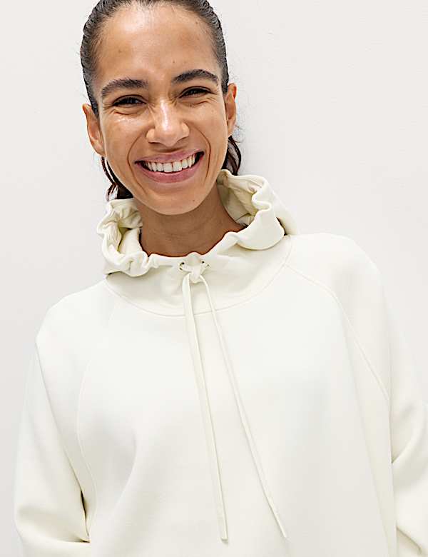 Relaxed Yoga Longline Hoodie