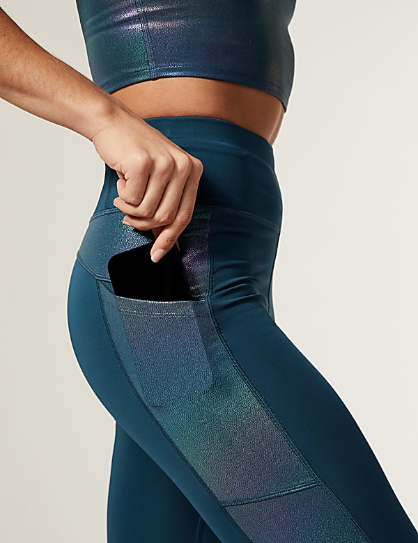 Go Move Panelled High Waisted Gym Leggings