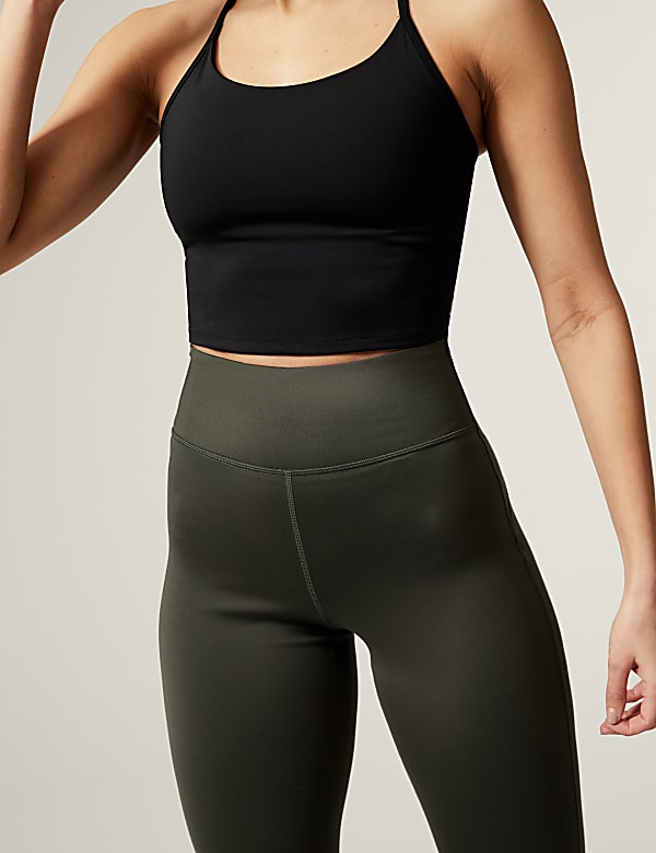 High Waisted Flared Yoga Leggings