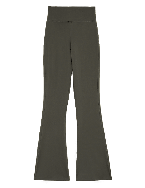 High Waisted Flared Yoga Leggings