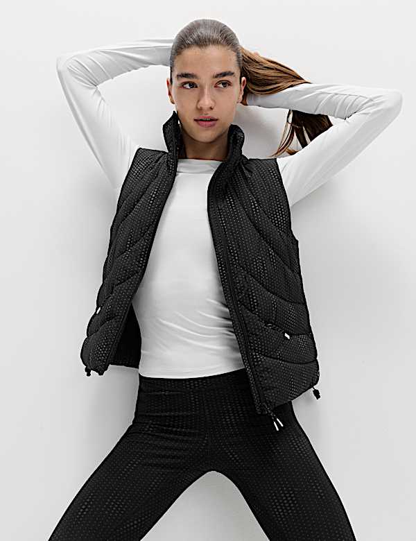 Stormwear™ Padded Funnel Neck Zip Up Reflective Gilet - PL