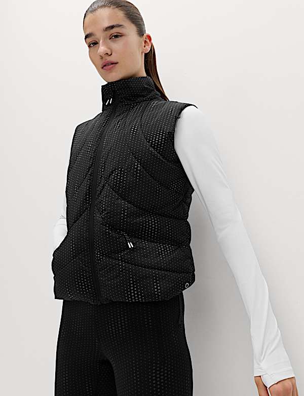 Stormwear™ Padded Funnel Neck Zip Up Reflective Gilet - PL