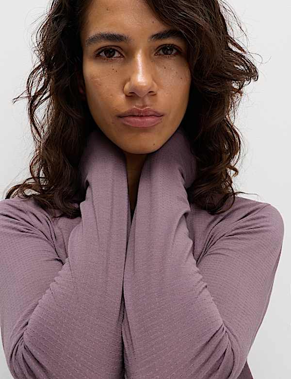 Textured Crew Neck Top - RS