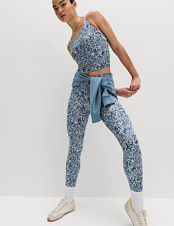 Go Balance Strappy Back Crop Vest Top - GR