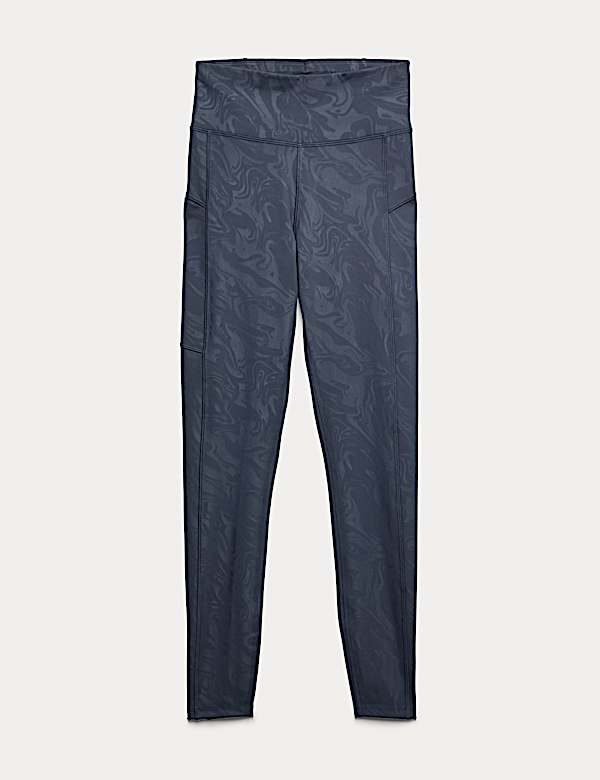 Go Move Cool Comfort&trade; Embossed High Waisted Gym Leggings - MV