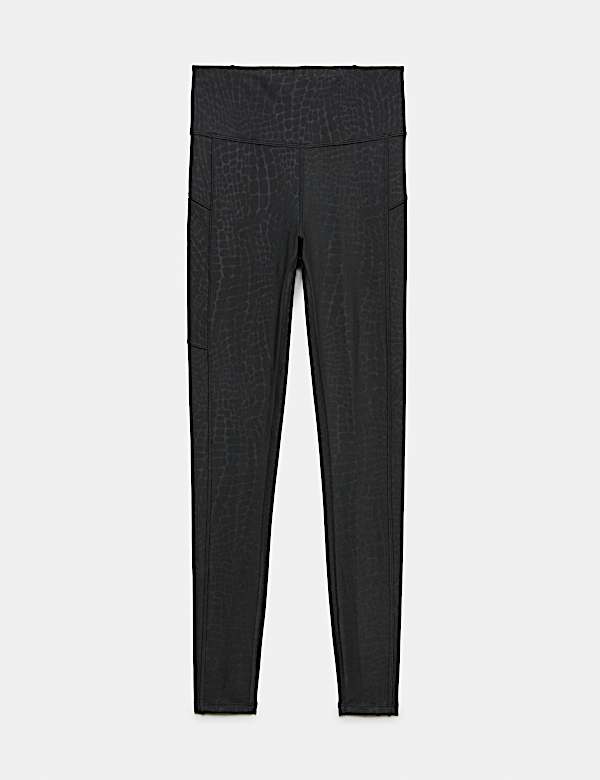Go Move Cool Comfort&trade; Embossed High Waisted Gym Leggings - MV