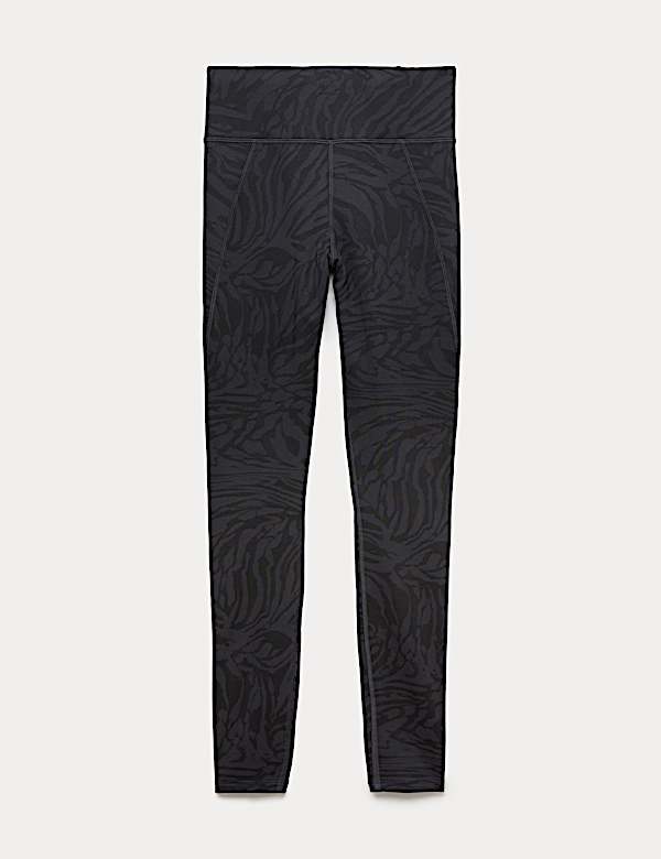 Go Move thermische Cool Comfort&trade;-legging met hoge taille en jacquard - BE